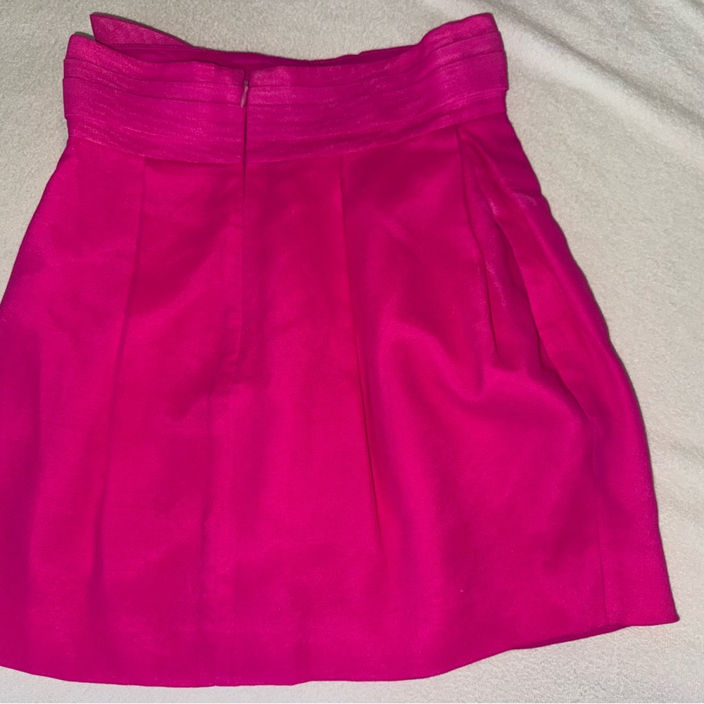 BCBG high waisted, neon, pink skirt, runway edition - Picture 2 of 5